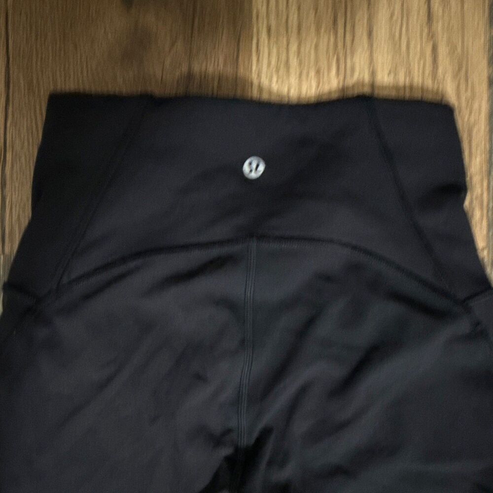 lululemon athletica SoulCycle Black High Rise Ankle Logo Leggings Size 4
